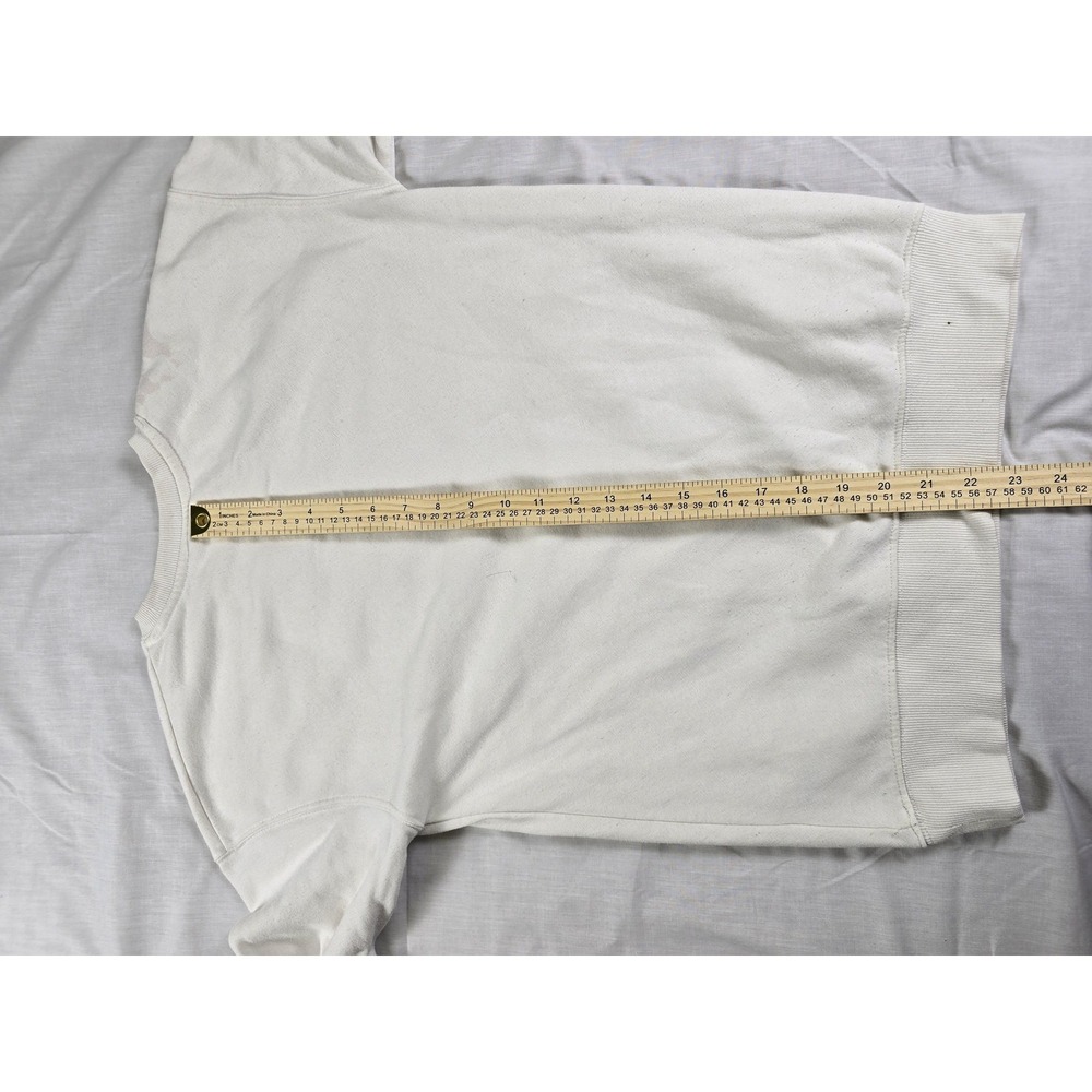 Corvette‎ Sweatshirt Mens Large White Original GM Crewneck Pullover Racing Logo - Picture 8 of 10
